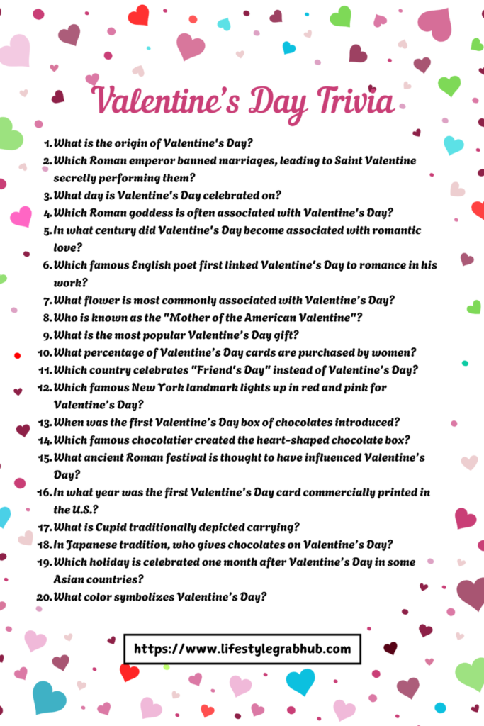 valentine's day trivia