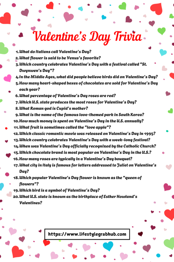 printable valentine's day trivia