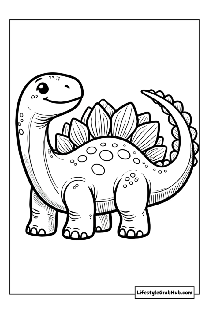 cute dinosaur coloring pages