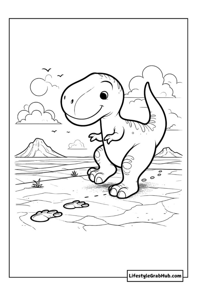 free dinosaur coloring pages