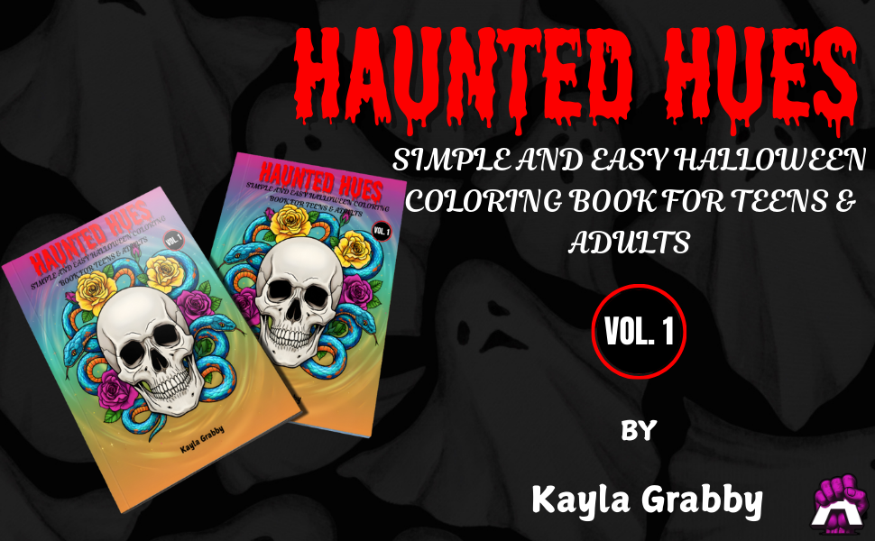 HAUNTED HUES COLORING BOOK