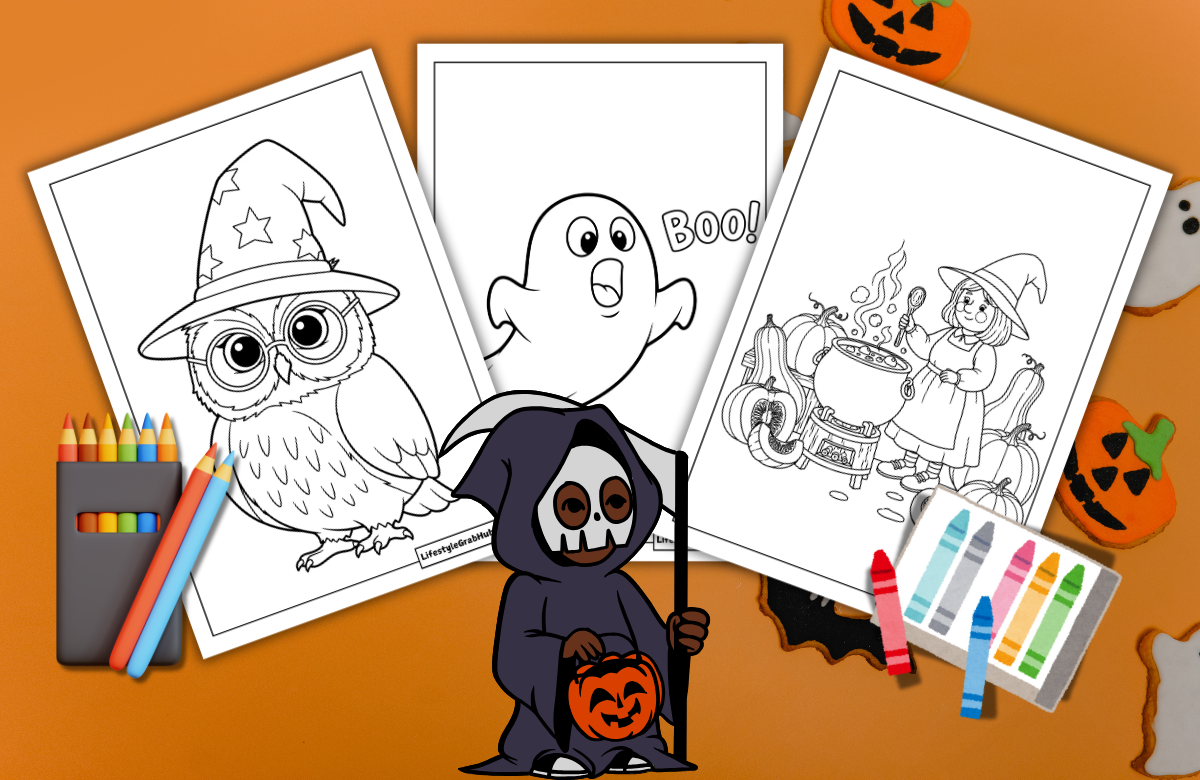 FREE HALLOWEEN COLORING PAGES FOR KIDS