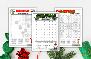 FREE PRINTABLE CHRISTMAS WORD SEARCH PDF