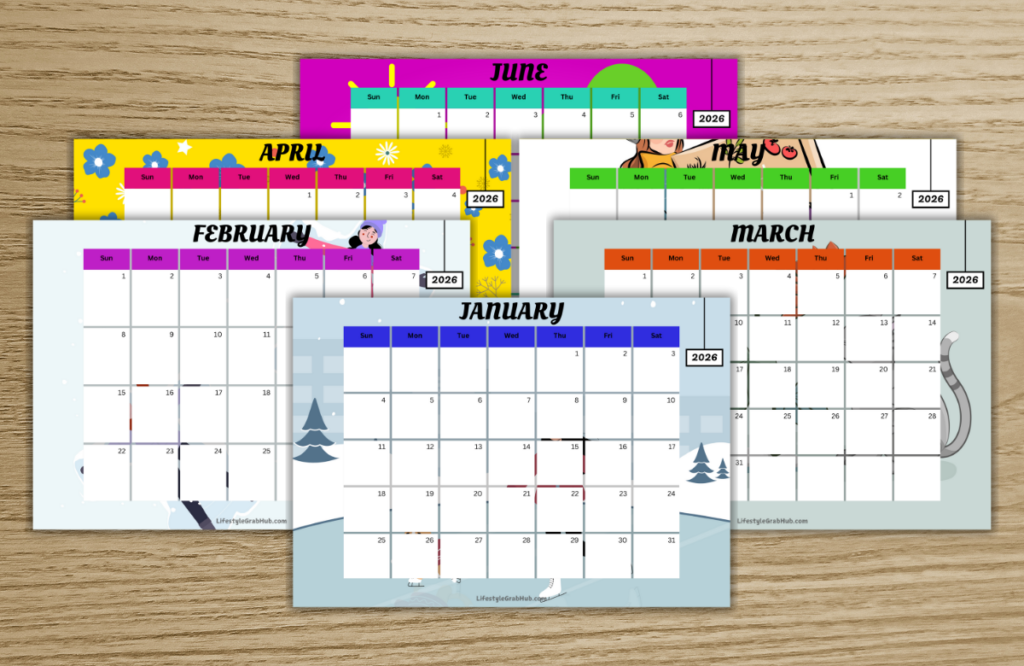 2026 CALENDARS SEASONS LANDSCAPE