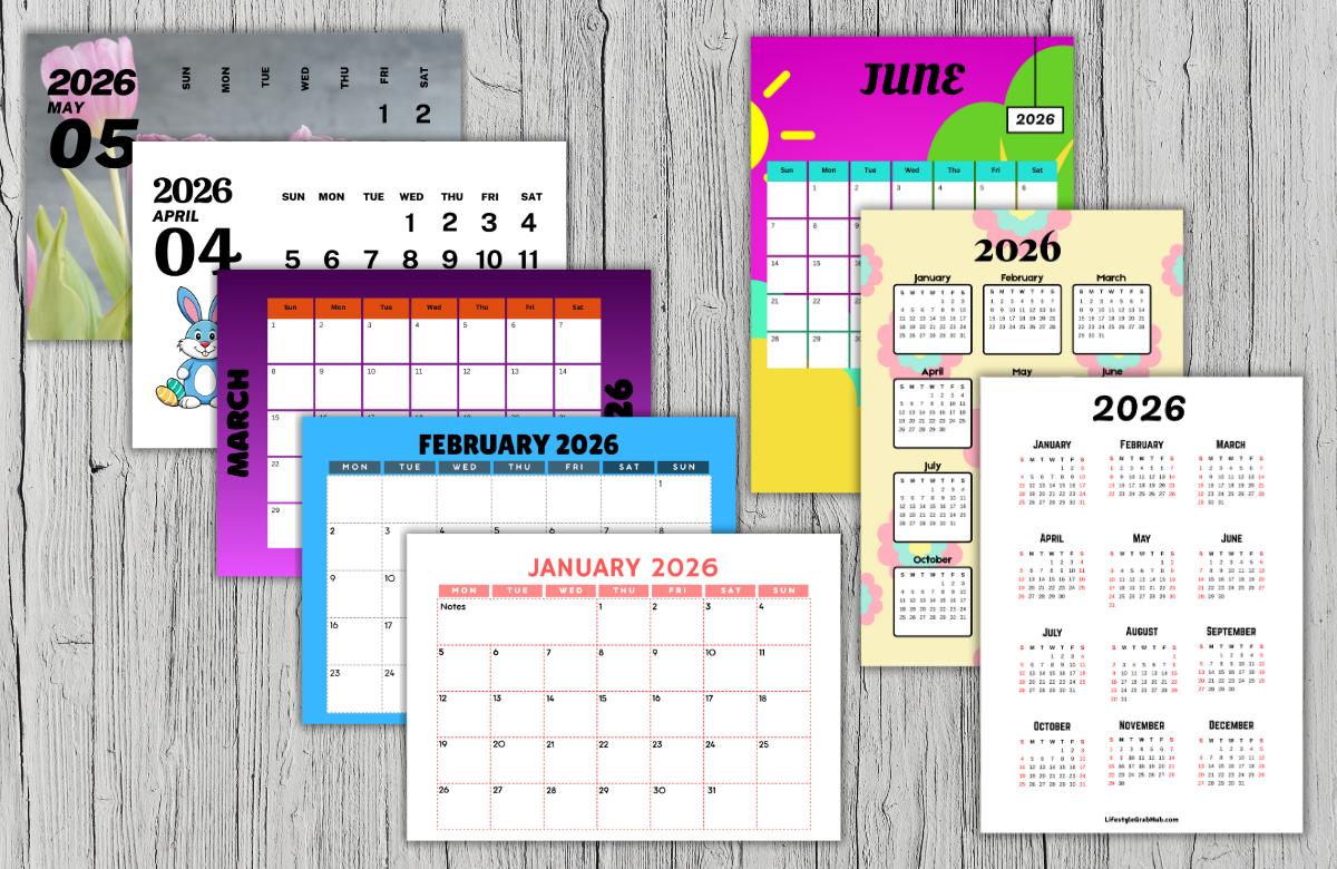 FREE PRINTABLE 2026 CALENDARS