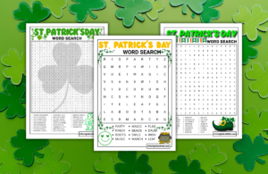 ST PATRICK'S DAY WORD SEARCH PDF