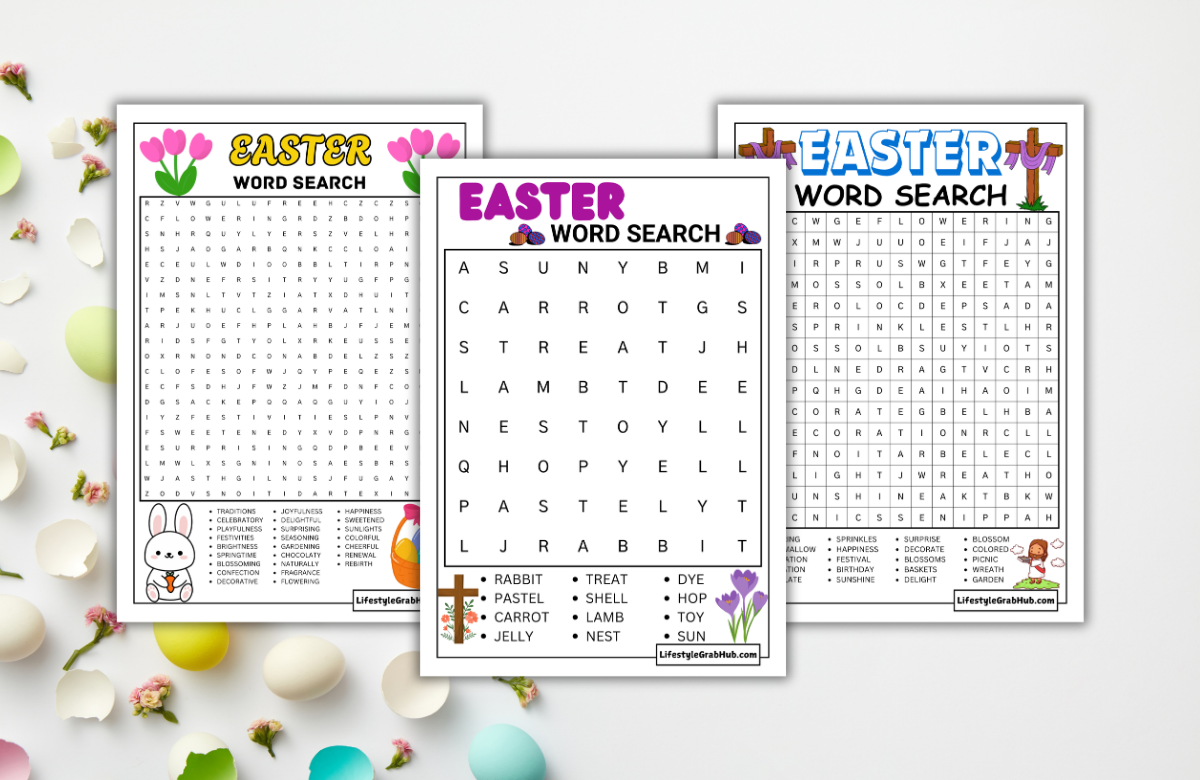 FREE PRINTABLE EASTER WORD SEARCH